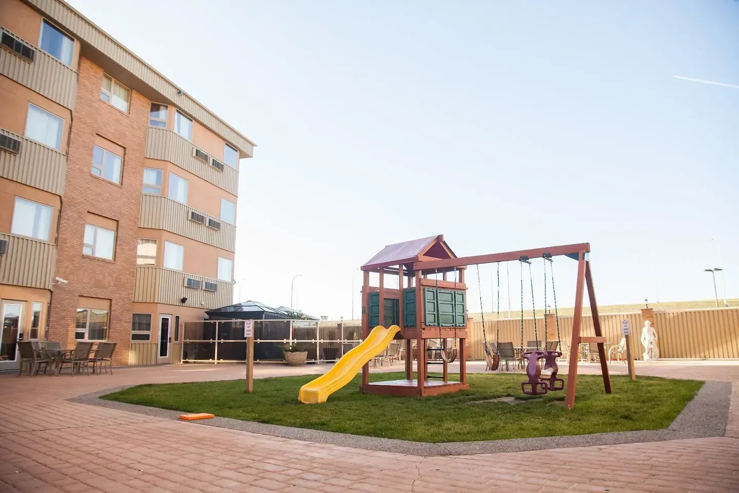 Resort grounds in Medicine Hat, Alberta